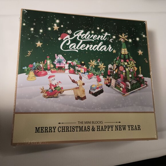 NEW 2024 The Mini Blocks Merry Christmas & Happy New Year 618 Piece Building Set - Picture 7 of 10